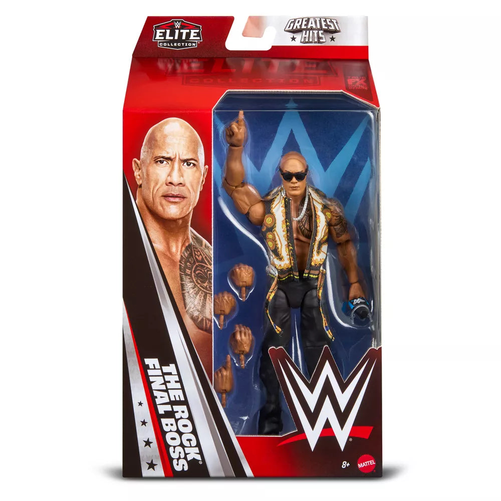 WWE Elite Wrestling Figure The Rock Final Boss