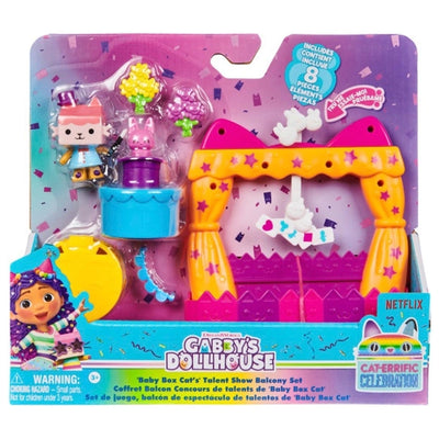 Gabby's Doll House Baby Box Cat's Talent Show Balcony Set