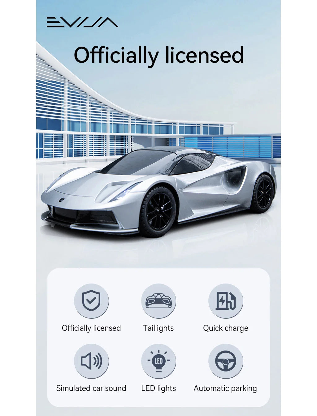 Lotus Evija Remote Control Car 1:16