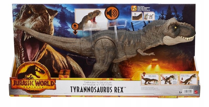Jurassic World Thrash 'N Devour Tyrannosaurus Rex Dinosaur