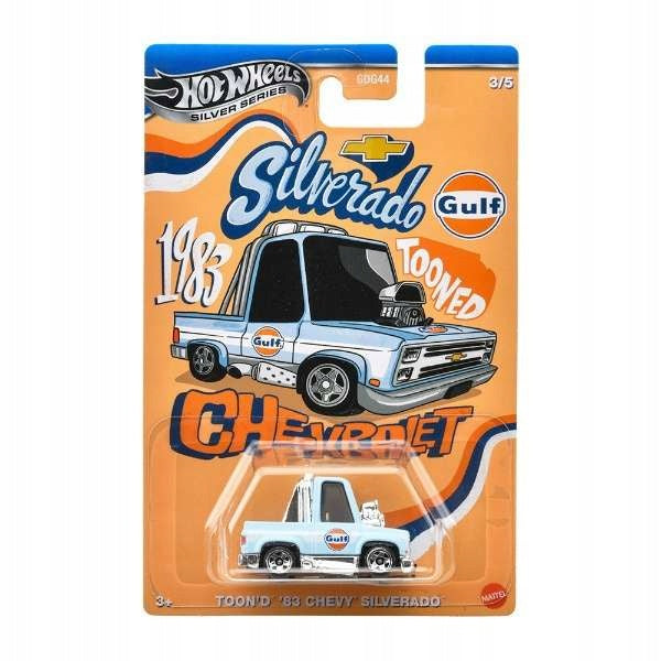 Hot Wheels Silver Series Toon'd '83 Chevy Silverado Die Cast Car