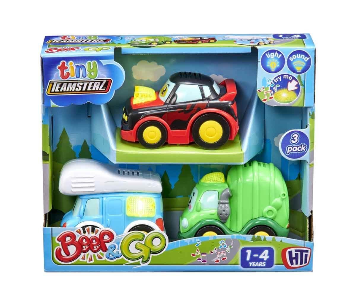 Teamsterz Tiny Beep And Go 3pc Infant Vehicle Set