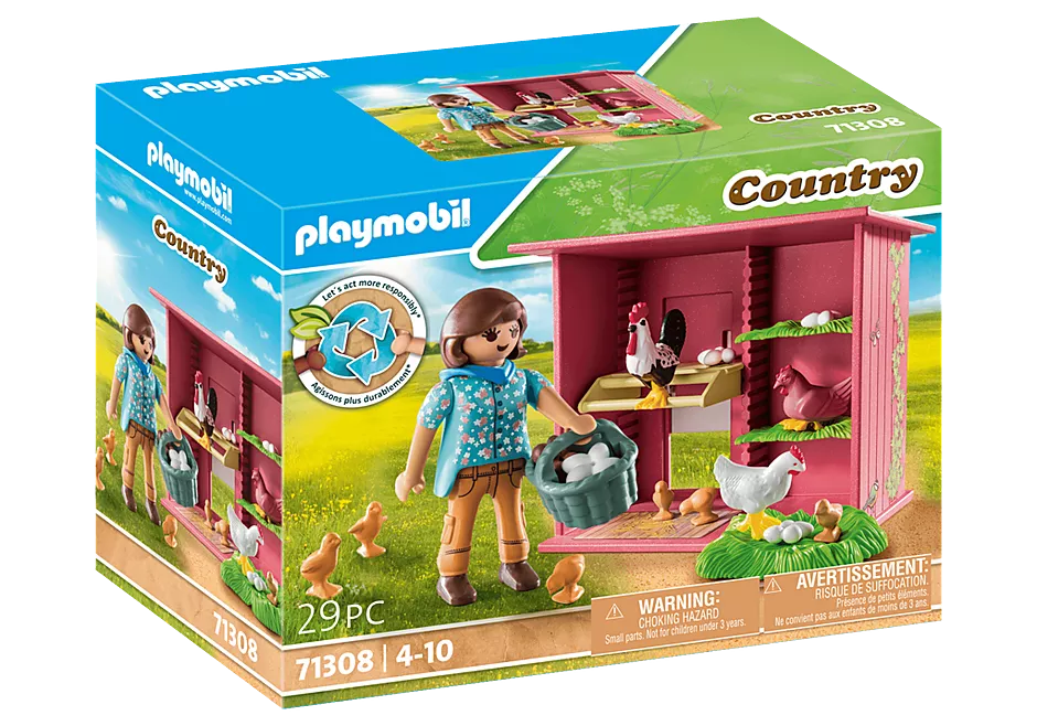 Playmobil Country 71308 Hen House 29pc Playset