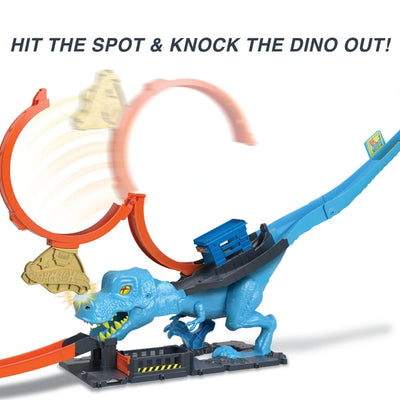 Hot Wheels T Rex Chomp Down Playset