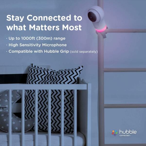 Hubble Nursery Pal Glow+ 5" Smart Video Baby Monitor