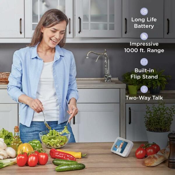 Hubble Nursery Pal Glow+ 5" Smart Video Baby Monitor