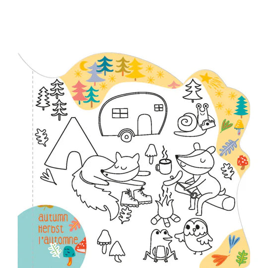 Haku Yoka Avenir Magic Water Painting Book 4 Seasons