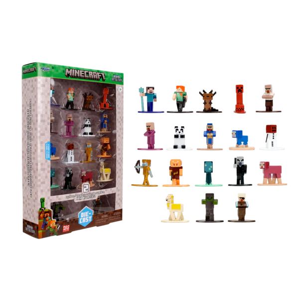 Minecraft 18pc Diecast Nano Figure Set