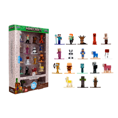 Minecraft 18pc Diecast Nano Figure Set
