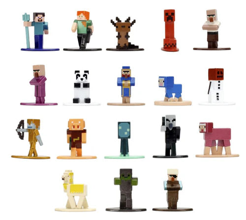 Minecraft 18pc Diecast Nano Figure Set