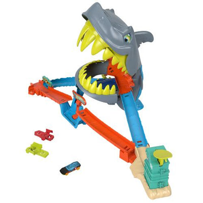 Hot Wheels Shark Chomp Beach Playset