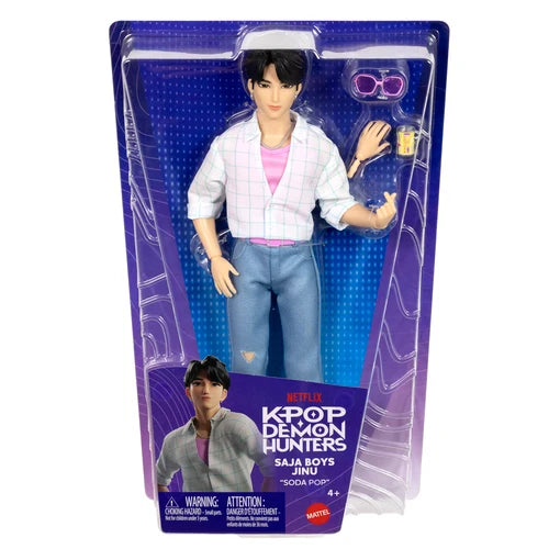 Netflix K Pop Demon Hunters Fashion Doll Soda Pop Saja Boys Jinu
