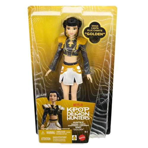 Netflix K Pop Demon Hunters Singing Fashion Doll Golden HUNTR/X Zoey