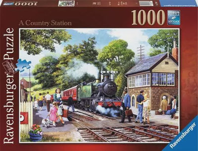 Ravensburger A Country Station 1000pc Jigsaw Puzzle