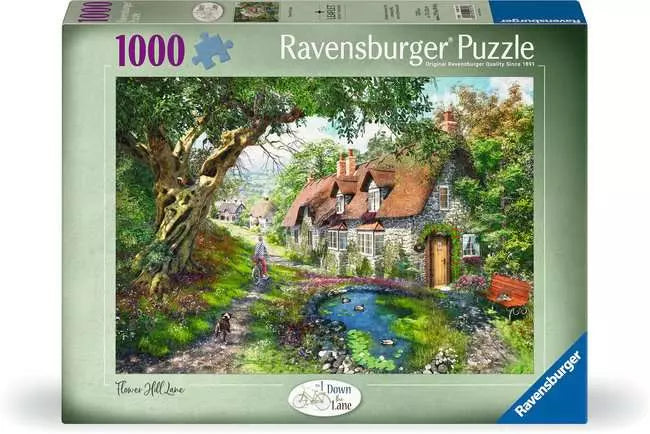 Ravensburger Flower Hill Lane 1000pc Jigsaw Puzzle