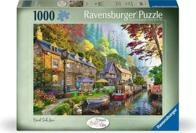Ravensburger Canal Side Lane 1000pc Jigsaws Puzzle