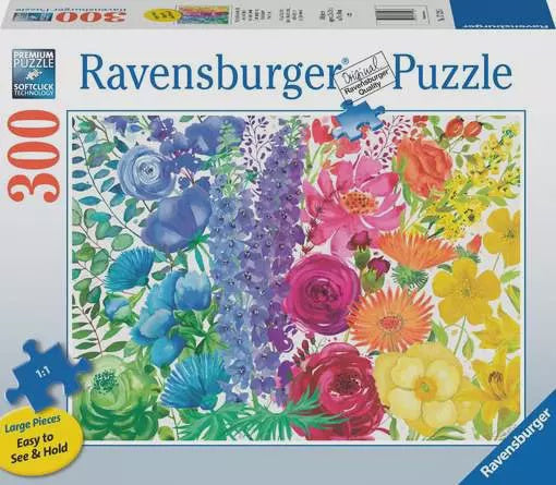Ravensburger Floral Rainbow 300pc Large Piece Jigsaw Puzzle