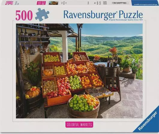 Ravensburger Fruit Market Crotia 500pc Jigsaw Puzzle