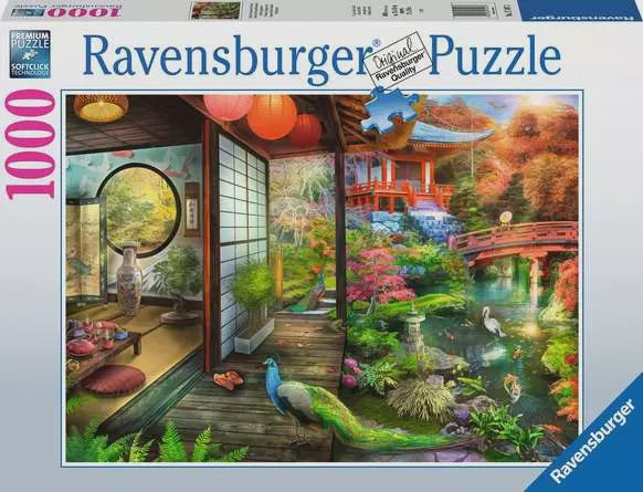 Ravensburger Japanese Garden Treehouse 1000pc Jigsaw Puzzle