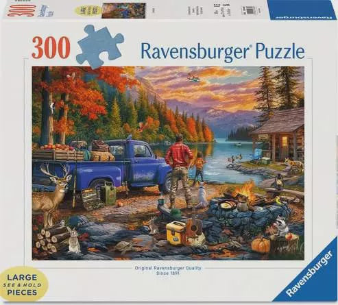 Ravensburger Sunset Lake 300pc Large Piece Jigsaw Puzzle