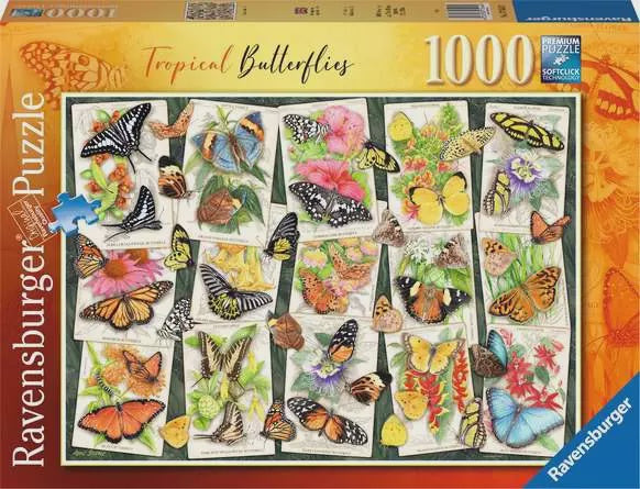Ravensburger Tropical Butterflies 1000pc Jigsaw Puzzle
