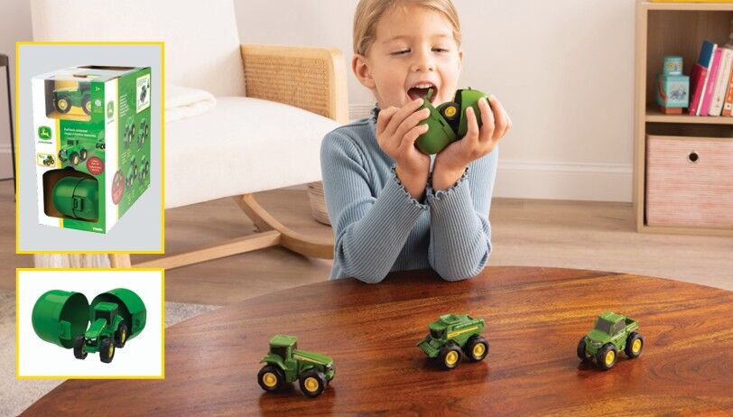 John Deere Pull Back Mini Tractor