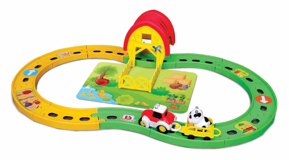 Burago Junior B Shake IT Runner Farm Tractor Set