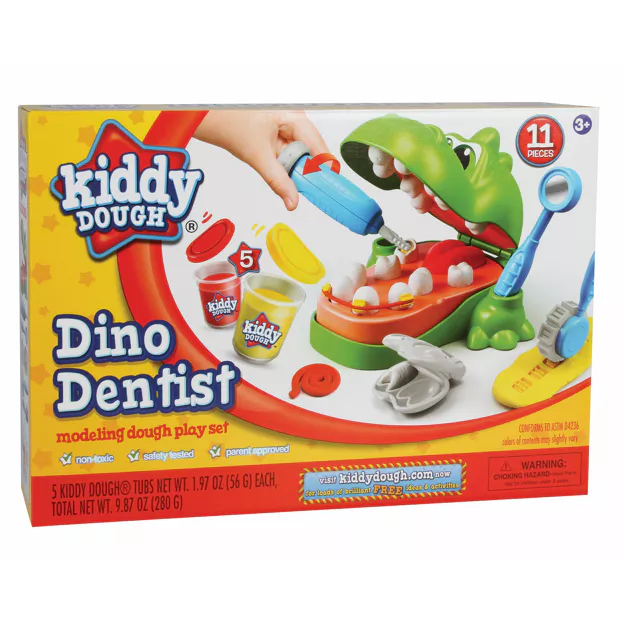 Kiddy Dough Play-Doh Dino Dentist Playset