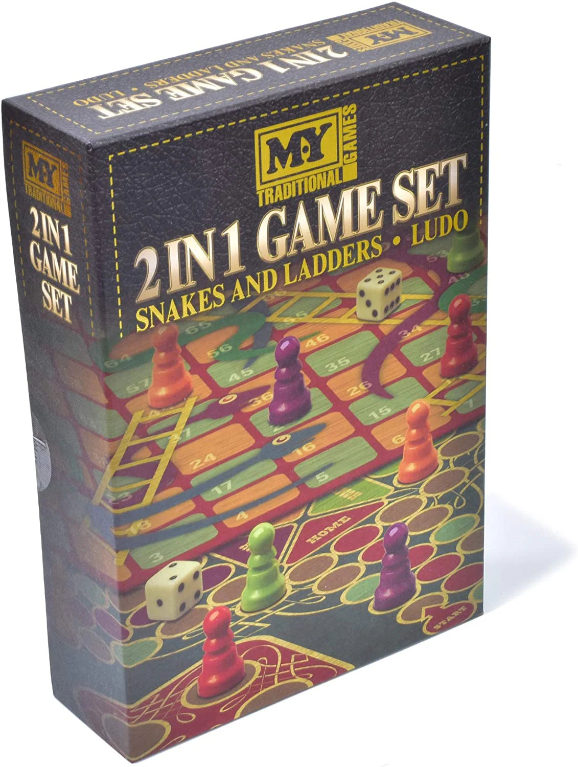 Snakes And Ladders 2 In 1 Board Game Set
