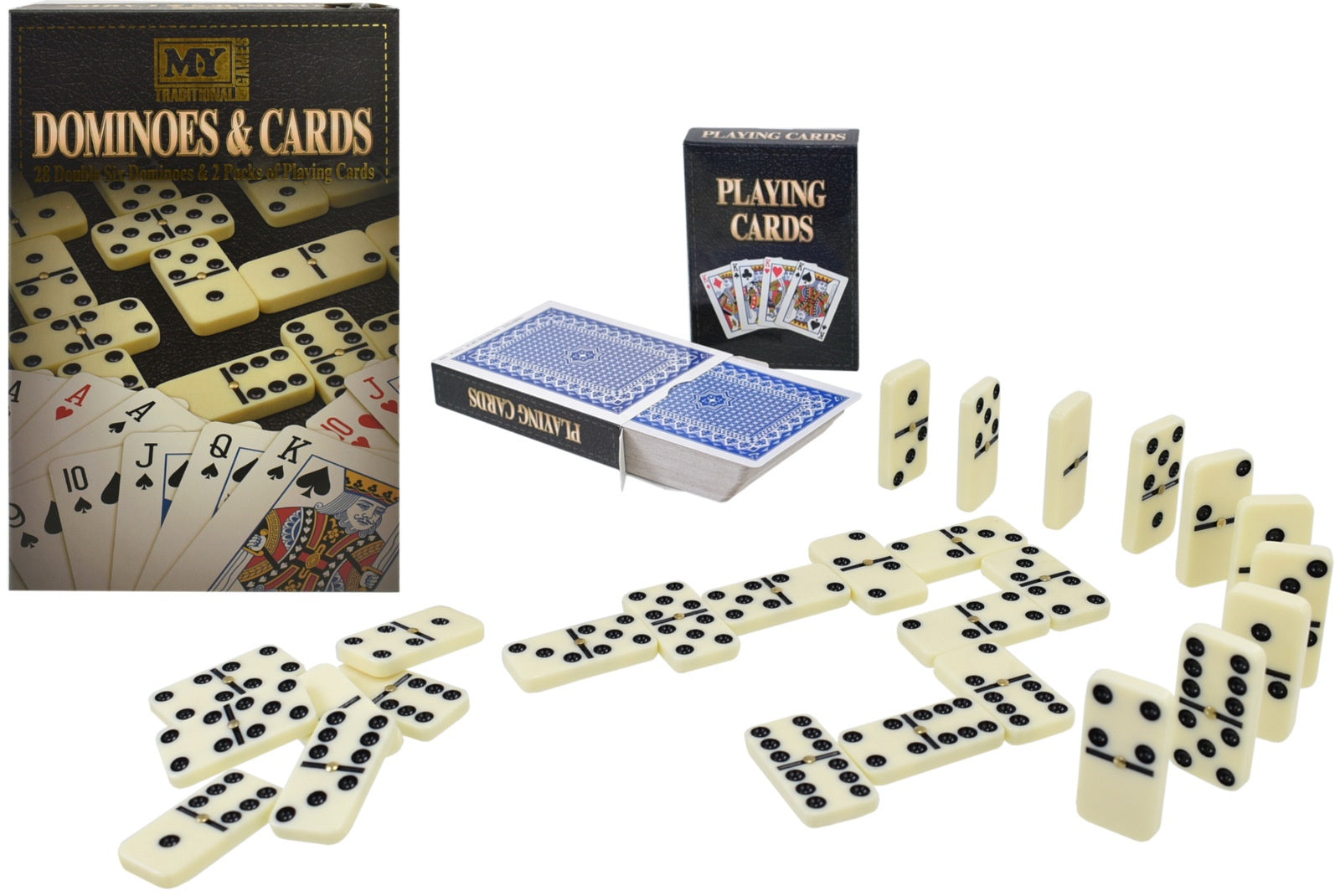 Dominoes And Playing Cards Playset