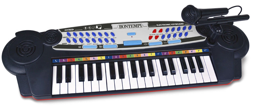 Bontempi 37 Key Electronic Keyboard With Microphone