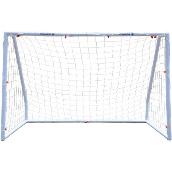 Kickmaster 4ft x 6ft 42mm Premium PVC Soccer Goal White