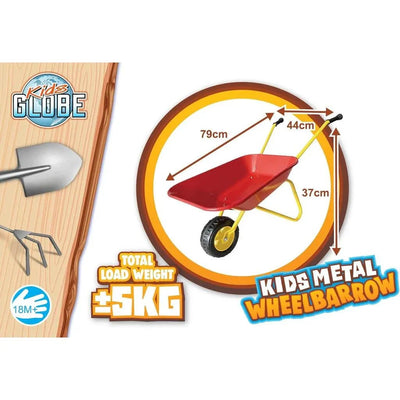 Kids Globe Kids Metal Wheelbarrow