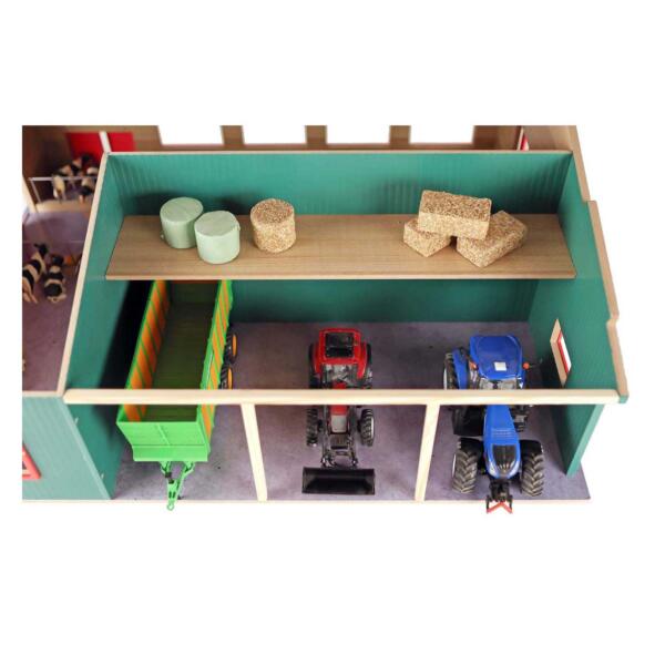 Kids Globe Farm Stable With Storage And Pasture 1:32