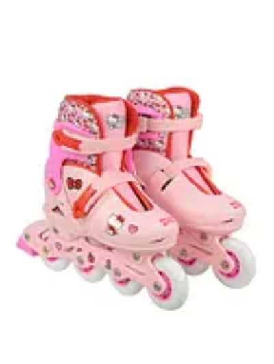 Hello Kitty Adjustable Inline Skates  To Fit Shoe Size 13J - 3