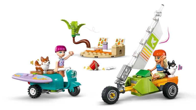 Lego Friends 42641 Surfing Dogs And Scooter Adventure