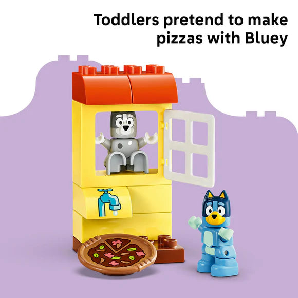 Lego Duplo 10469 Pizza Girls With Muffin And Bluey