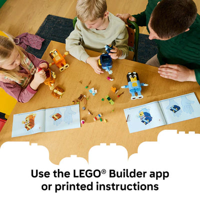 Download the LEGO Builder app for interactive 3D building instructions