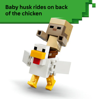 Lego Minecraft 21592 Chicken Jockey Desert Attack