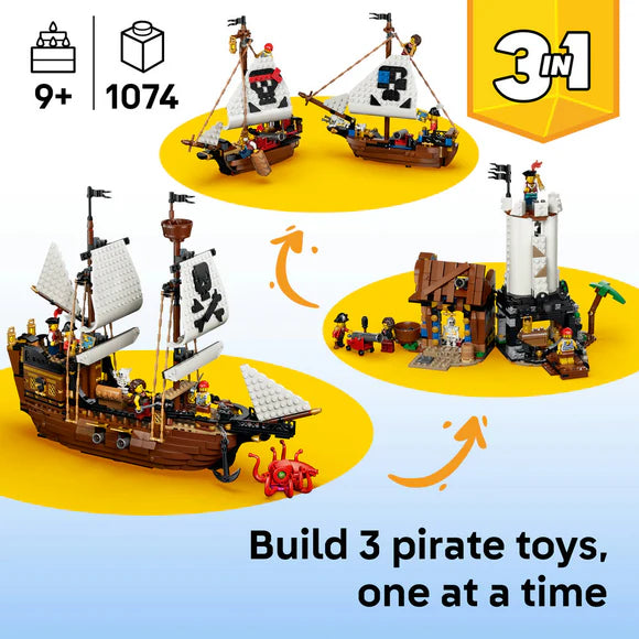 Lego Creator 31387 iconic Pirate Ship