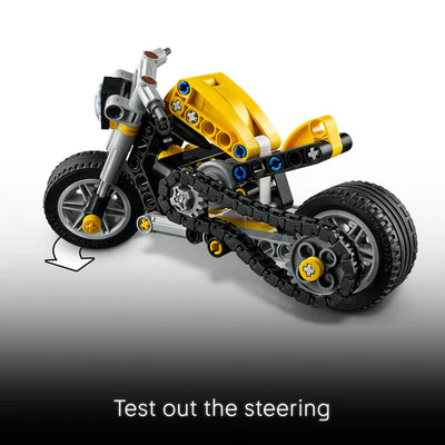 Lego Technic 42225 Yellow Motorcycle