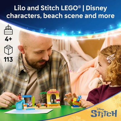 Lego Disney 43280 Beach Fun With Lilo And Stitch