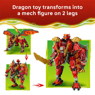 Lego Ninjago 71868 Wyldfyre's Transforming Dragon Mech