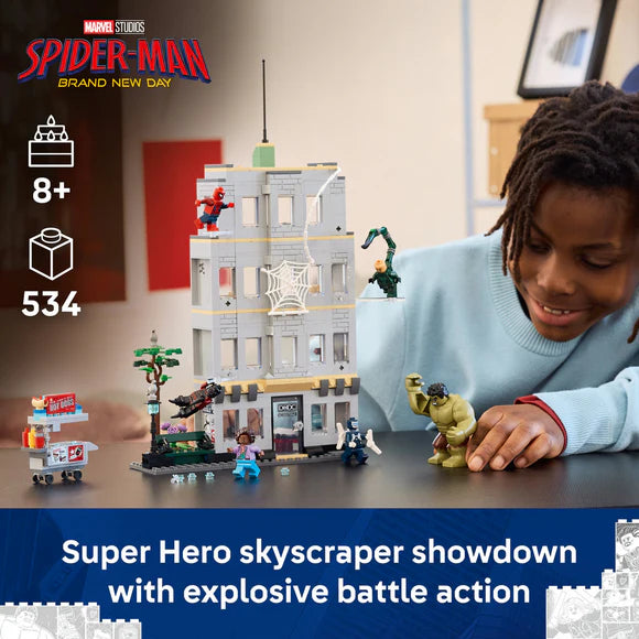 Lego Marvel 76350 SpiderMan vs Hulk Epic Clash