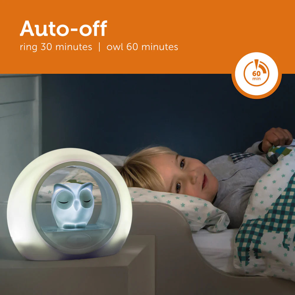 Zazu Grey Owl Nightlight With Cry Sensor
