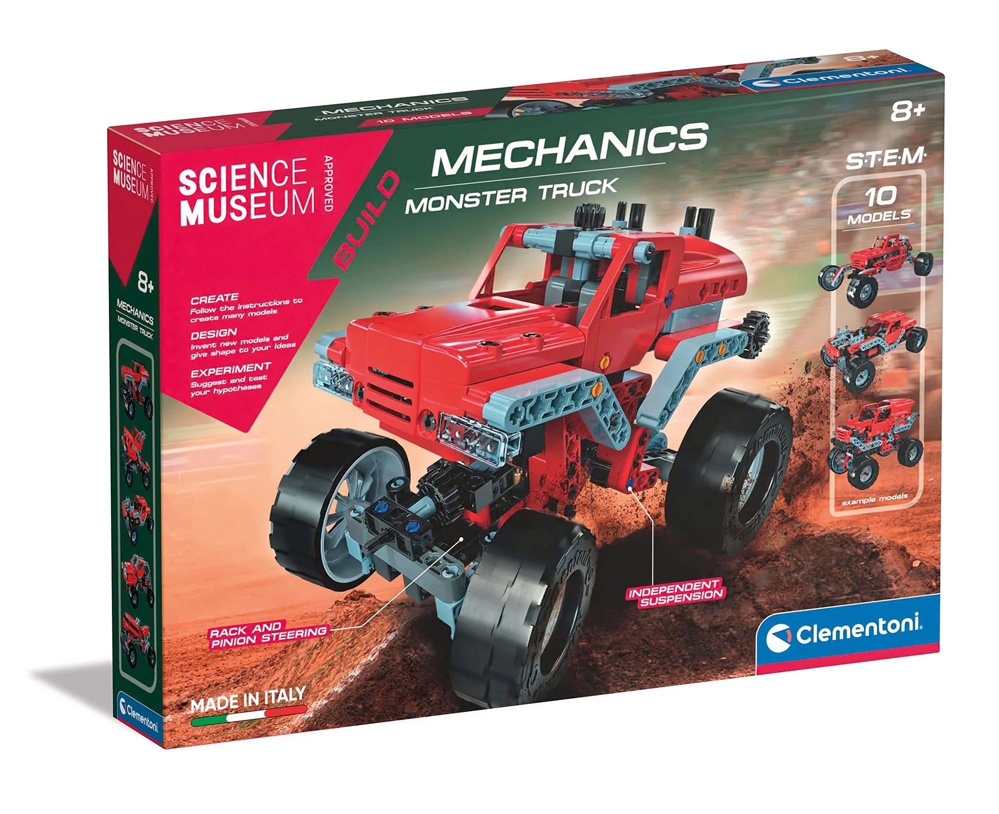 Mechanics Laboratory Monster Truck 10 Model Construction Set
