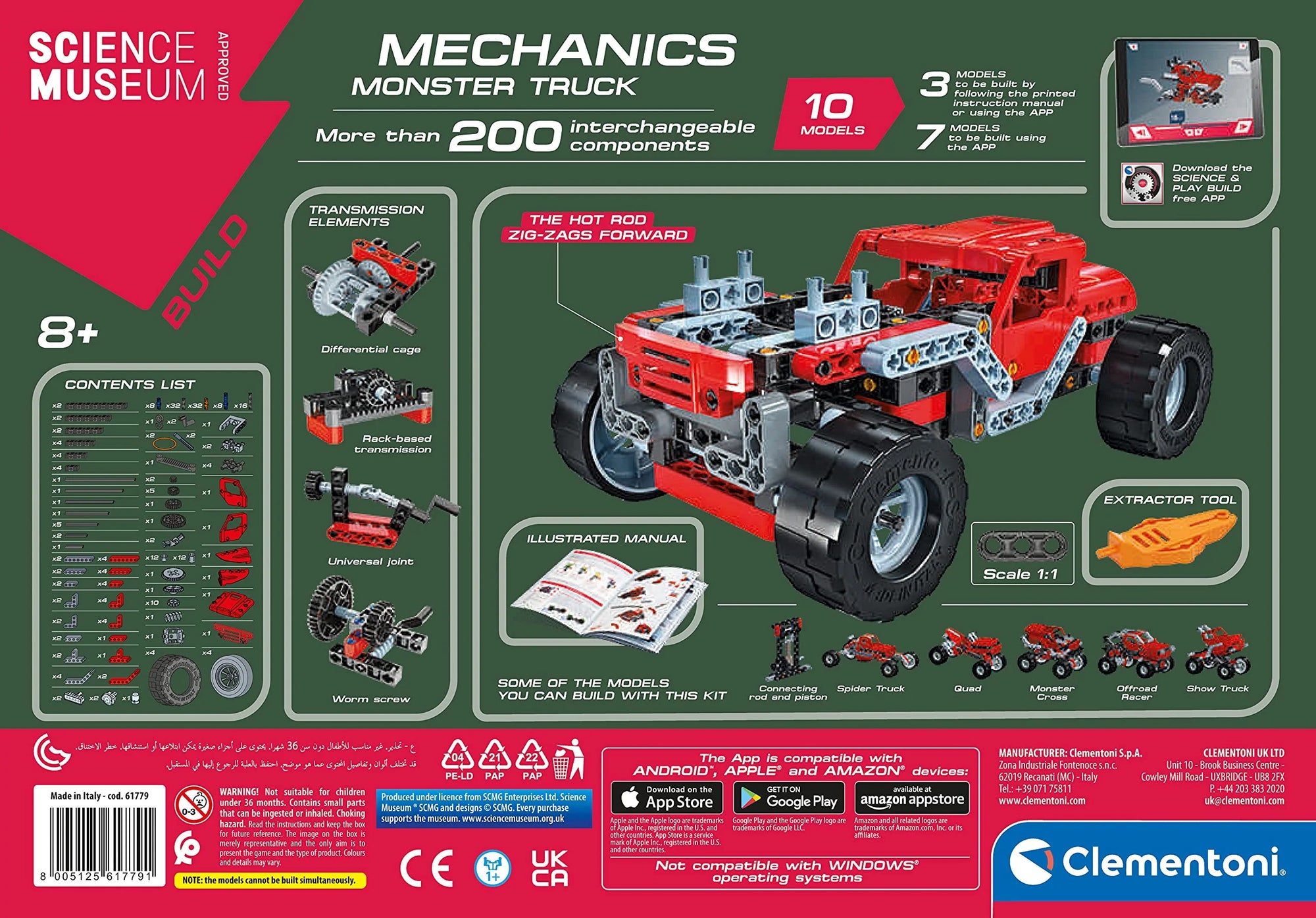 Mechanics Laboratory Monster Truck 10 Model Construction Set