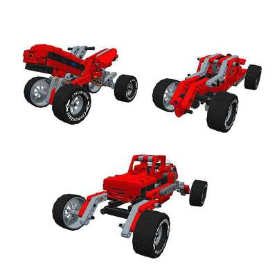 Mechanics Laboratory Monster Truck 10 Model Construction Set