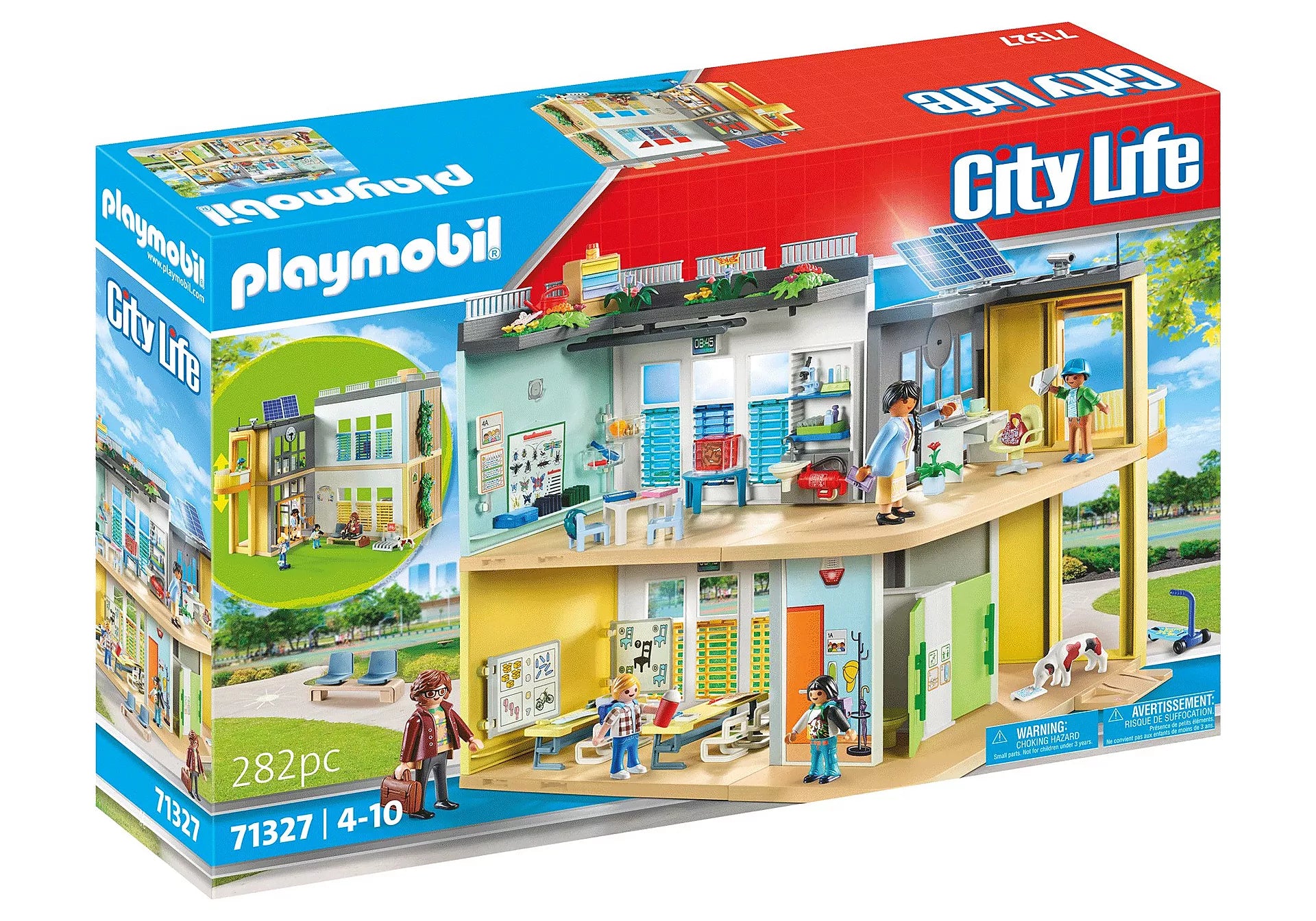 Playmobil City Life 71327 Large School 282pc Playset