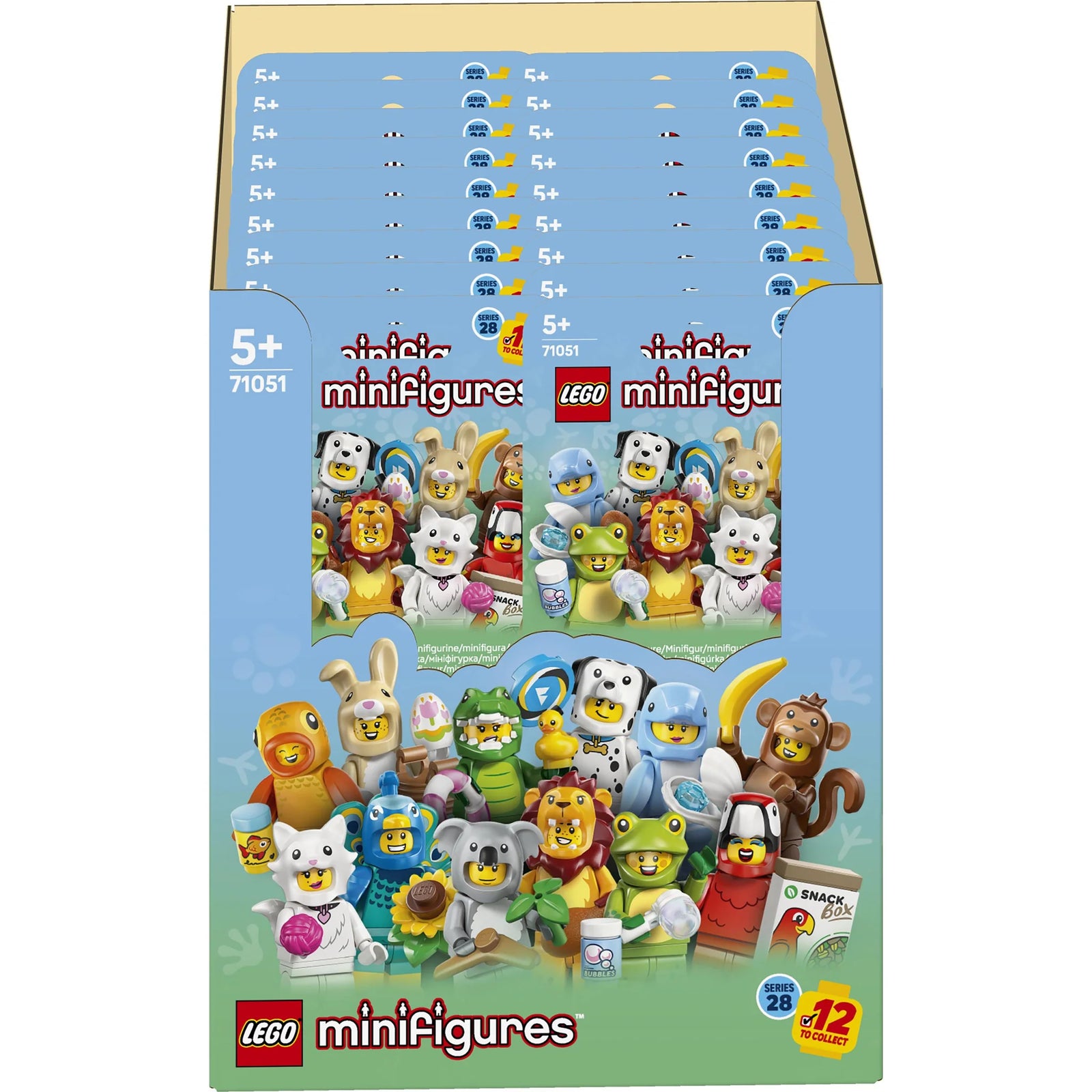 Lego Mini Figure 71051 Animal Series Sealed Box Of 36 Mini Figures